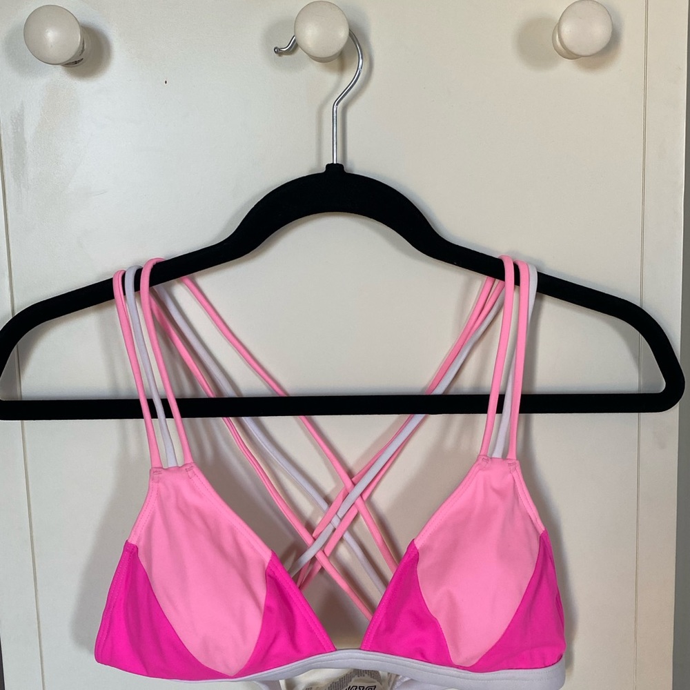 Pink VS bikini top
